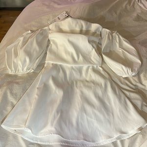 ZARA white off shoulder dress Size S BNWT